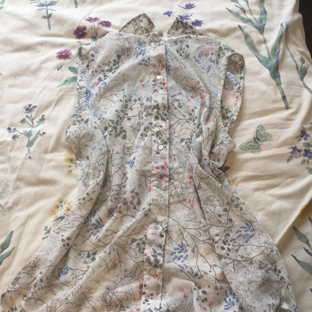 Floral Collared Tank